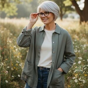 Margaret O'Leary Olive Utility Jacket